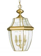 Generation Lighting 6039EN-02 - Lancaster Three Light Outdoor Pendant