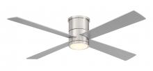Minka-Aire F797L-BN/SL - Falco Flush - 54" LED Flush Mount Ceiling Fan