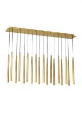 Visual Comfort & Co. Modern Collection 700TRSPPYL18TNB-LED930277 - Pylon 18 Light Chandelier