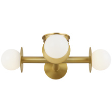 Visual Comfort & Co. Studio Collection KF1034BBS - Nodes Semi-Flush Mount